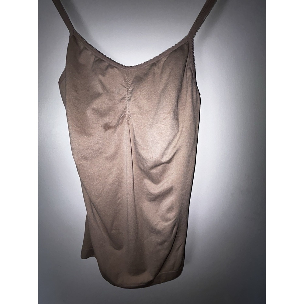 Unbranded Camisole Slip Built In Bra Neutral Medium By Measurement Stretch
